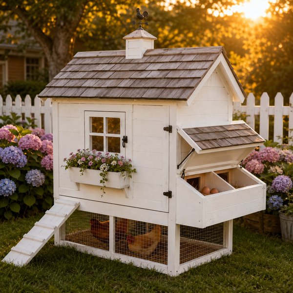 Petsfit Outdoor Elevated Chicken Coop